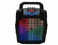 Mr Dj PARTY ROCK PA Karaoke Wireless Portable Speaker w/ 8" Subwoofer Sound