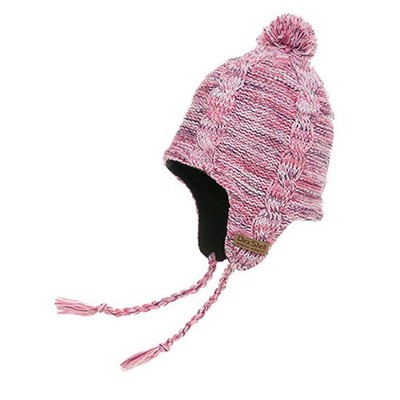 Dexshell Waterproof Earflap Beanie, Orchid Heather One Size,