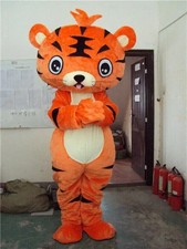 Mascot Costume tiger orange yellow Xmas Party Fancy Dress Adult Gift