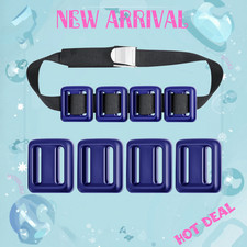 NEW 4 Pcs Scuba Dive Weights Belt Nylon Coated Quick Release Buckle Spearfishing