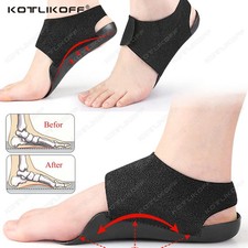 1 Pair Orthopedic Wearable Insoles For Flat Feet O-Shaped Unisex Press