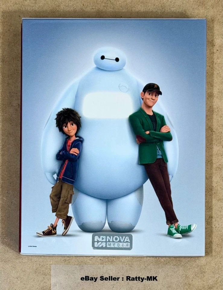 BIG HERO 6 - NOVA NOVAMEDIA 3D + 2D BLU RAY STEELBOOK - (READ DESCRIPTION) - Image 3 of 4
