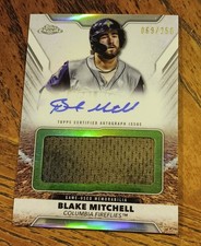 2025 Topps Pro Debut Blake Mitchell Jumbo Relic Auto Silver 069/250 #PDJAR-BMI
