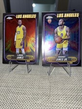 2024-25 Topps Chrome - LeBron James #22 and Bronny James Jr. 149