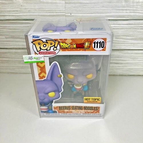 Funko Pop! Animation DBS DBZ Beerus (Eating Noodles) #1110 w/ Protector