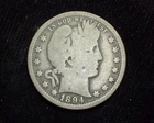 HS&C: 1894 O Barber Quarter G - US Coin