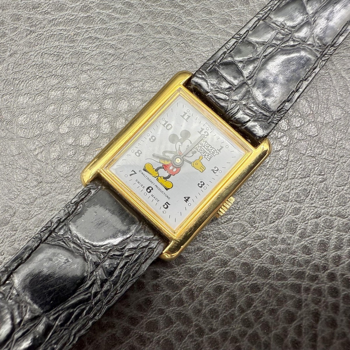 Vintage Bradley Disney Mickey Mouse Watch Registered Edition