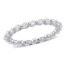 AMOUR 1 CT TW Diamond Eternity Band in Platinum