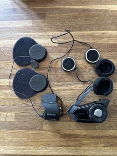 Sena 30K Single Bluetooth Mesh Motorcycle Helmet Headset Black