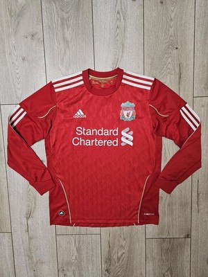 LIVERPOOL 2010 2012 HOME LONG FOOTBALL SHIRT SOCCER JERSEY BOYS 13