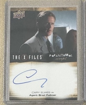2025 The X-Files Government Conspiracies Cary Elwes as Agent Follmer Autograph