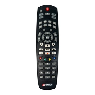 KBox Remote Control Black Universal TV DVD STB SAT VCR