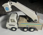 Tonka Bell System Telephone Repair Crane Bucket 5.5" Truck Metal Vintage 80s Toy