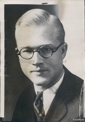1934 Kansas City Arthur Fells Election Incident Wirephoto Vintage 5x7