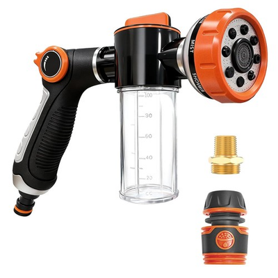 #ad #ad Upgraded Dog Wash Hose Attachment with 100cc Soap Dispenser 8 in 1 Spray Mod... $37.59