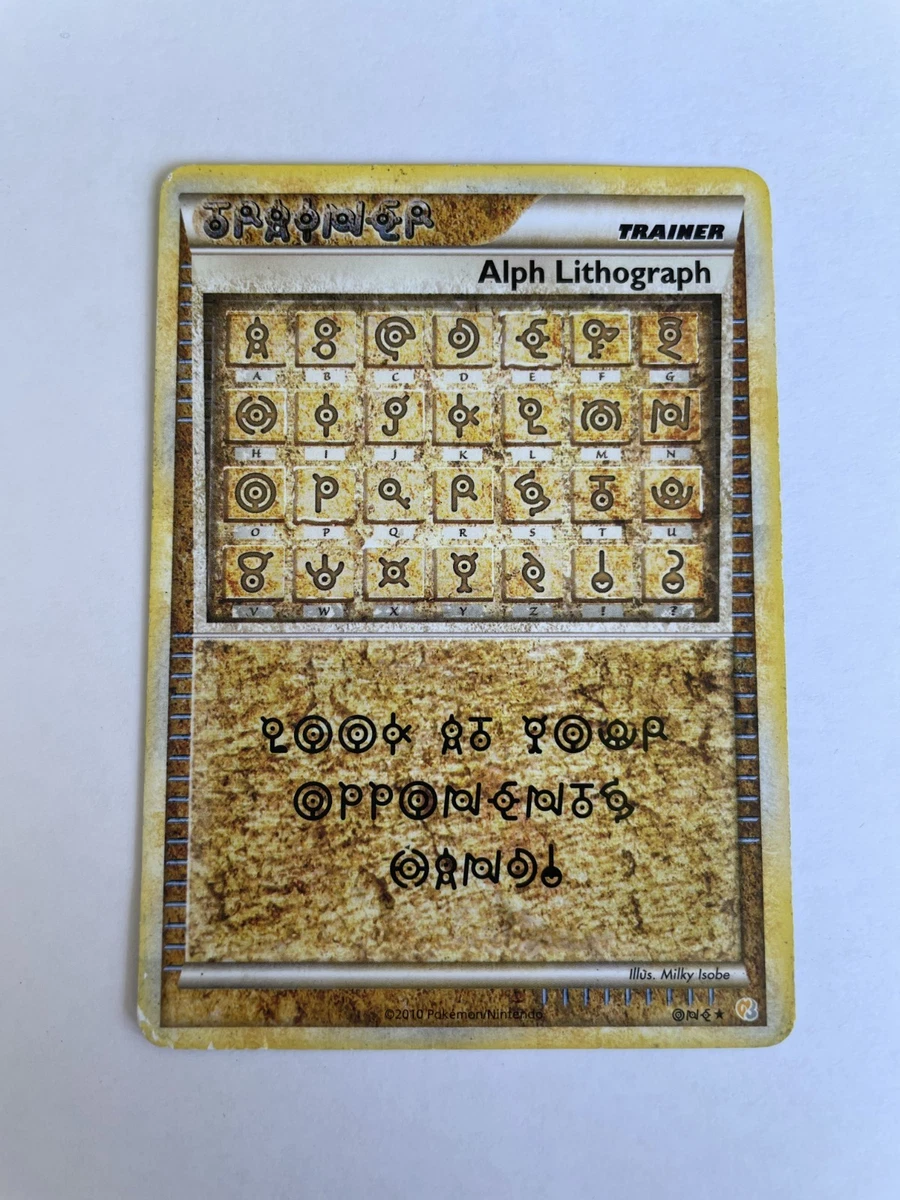 Alph Lithograph Pokémon TCG Cards for sale
