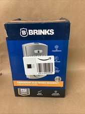 New in box Brinks Fingerprint Electronic Deadbolt Matte Black for Exterior Door