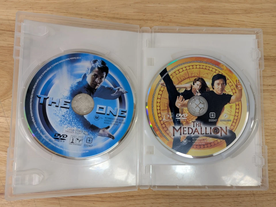 THE ONE / THE MEDALLION / KUNG FU HUSTLE DVD {VGC] Free Post - image 3 of 4