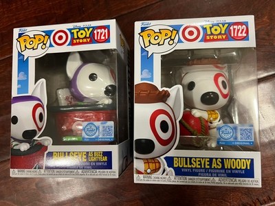 Funko Pop Target Exclusive Bullseye as Woody & Buzz Lightyear NEW