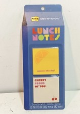 Post-It Sticky Lunch Notes 1.9 x 1.9 2-Pads 25 Notes Each