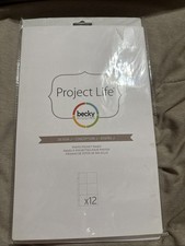 Project Life Photo Pocket Pages 12/Pkg-Design J