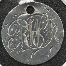 LOVE TOKEN - GB 1838 - 1887, 3 Pence  Victoria 1st portrait .925 Sterling Silver