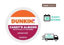 🆕☕ Dunkin Seasonal Candy'd Almond Dark Roast Keurig Coffee K-cups 