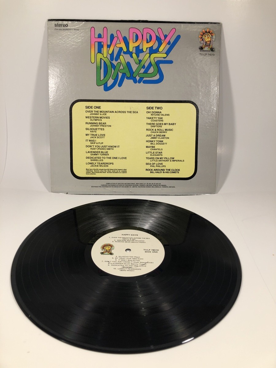 The Happy Days of ROCK N' ROLL VINYL RECORD LP / 1950s HITS | eBay
