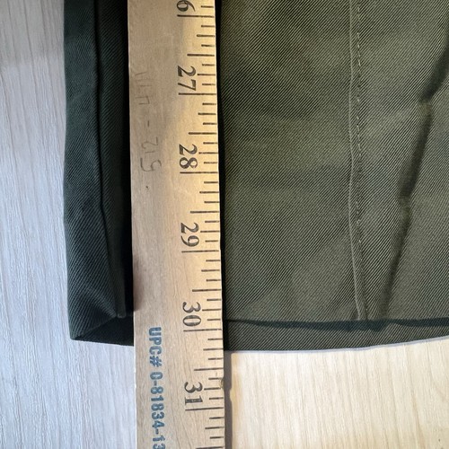 Zara Trafaluc Collection Pants Green Ankle Zip Casual - Picture 8 of 10