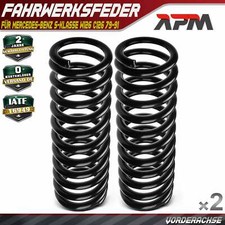 2x Federn Fahrwerksfeder Vorderachse für Mercedes-Benz S-Klasse W126 C126 79-91