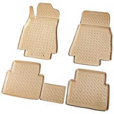 3D Gummi Fussmatten passend für MERCEDES A-Klasse | W169 | 2004-2012 | beige