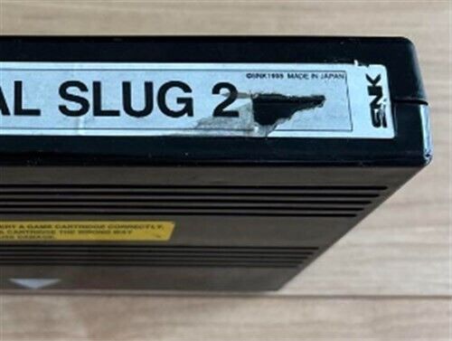 SNK Neo Geo Software MVS Cassette Metal Slug 2 Operation SNK Neo Geo Software MVS Cassette Metal Slug 2 Operation