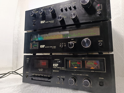 ISP ST 3000 Tuner Radio UKW MW CTD 3000 Cassette Deck SV 3000 Verstärker Stereo