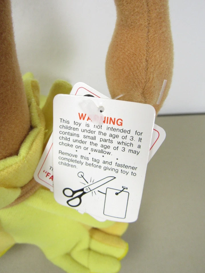 Vintage Disney Fantasia 13” Broom Plush Sorcerers Apprentice Bucket with Tags - Image 2 of 4