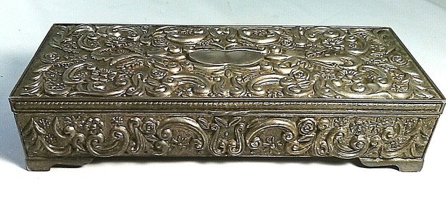 1992 Godinger Silver Jewelry Box eBay