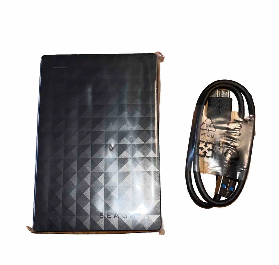 SEAGATE EXPANSION 1TB PORTABLE EXTERNAL HARD DRIVE USB 3.0 ~ SRD0NF1 1TEAP5-500! - Image 3 of 4