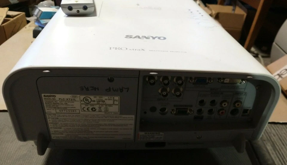 SANYO Projector PLC-XT21L Multiverse Projector Pro XtraX -Fast Shipping - Image 3 of 4