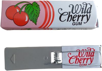 Kaugummi Mausefalle Scherzartikel Schockkaugummi Gum Fingerfalle Schnapkaugummi