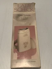 Vintage Lady Schick Cord Shaver: Box Has Some Staining: