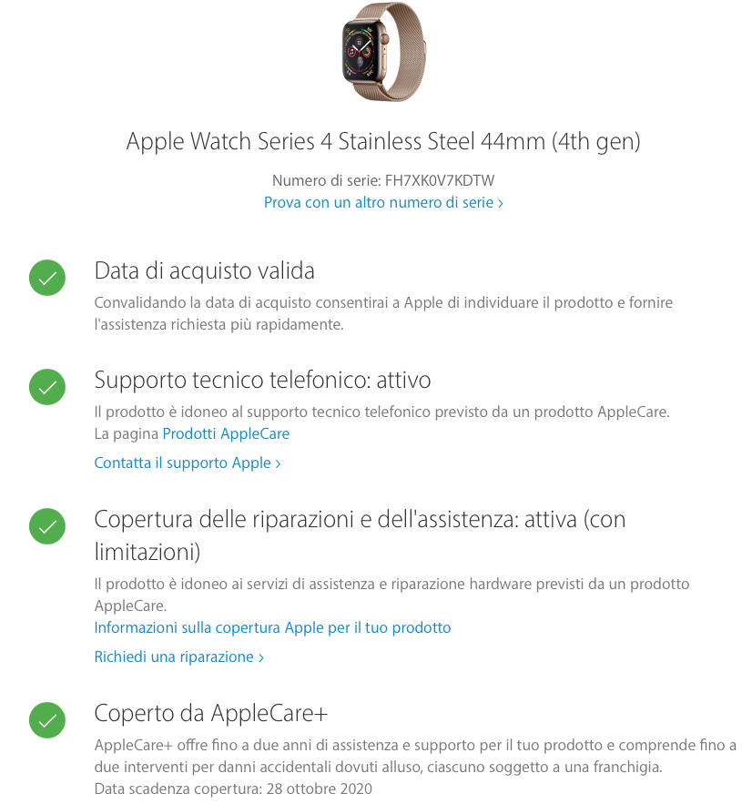 Apple Watch Series 4 GPS + Cellular 44mm Cassa di Acciaio Oro, AppleCare+ |  eBay