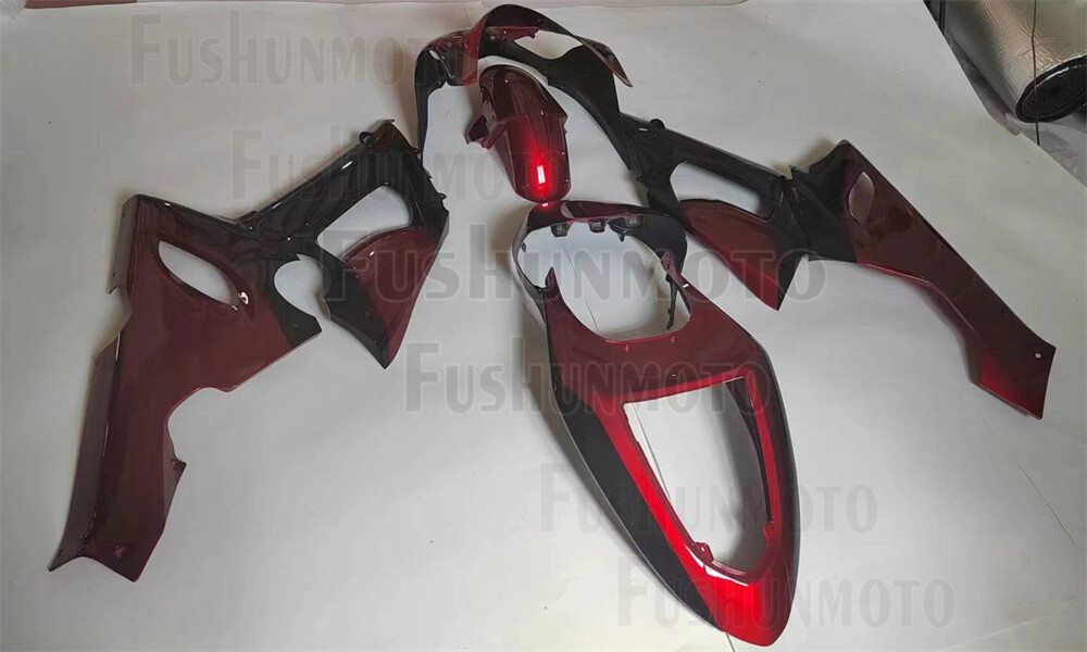 ボディキットパーツ ブラック・レッドトリム Pearl Red Black Injection Body Kit Fairing Fit for 2005-2006