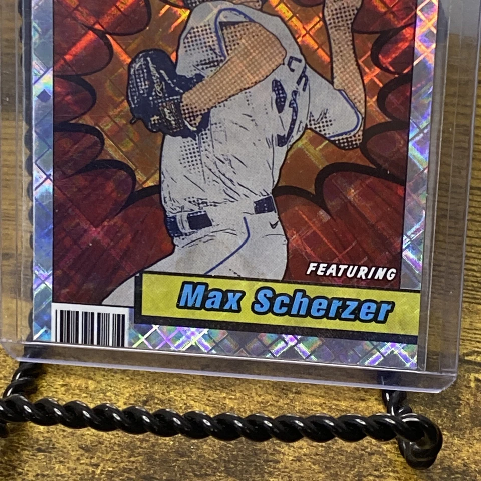2022 Donruss MAX SCHERZER Marvels Rapture Silver #M-5 MINT 🔥 - Image 3 of 4