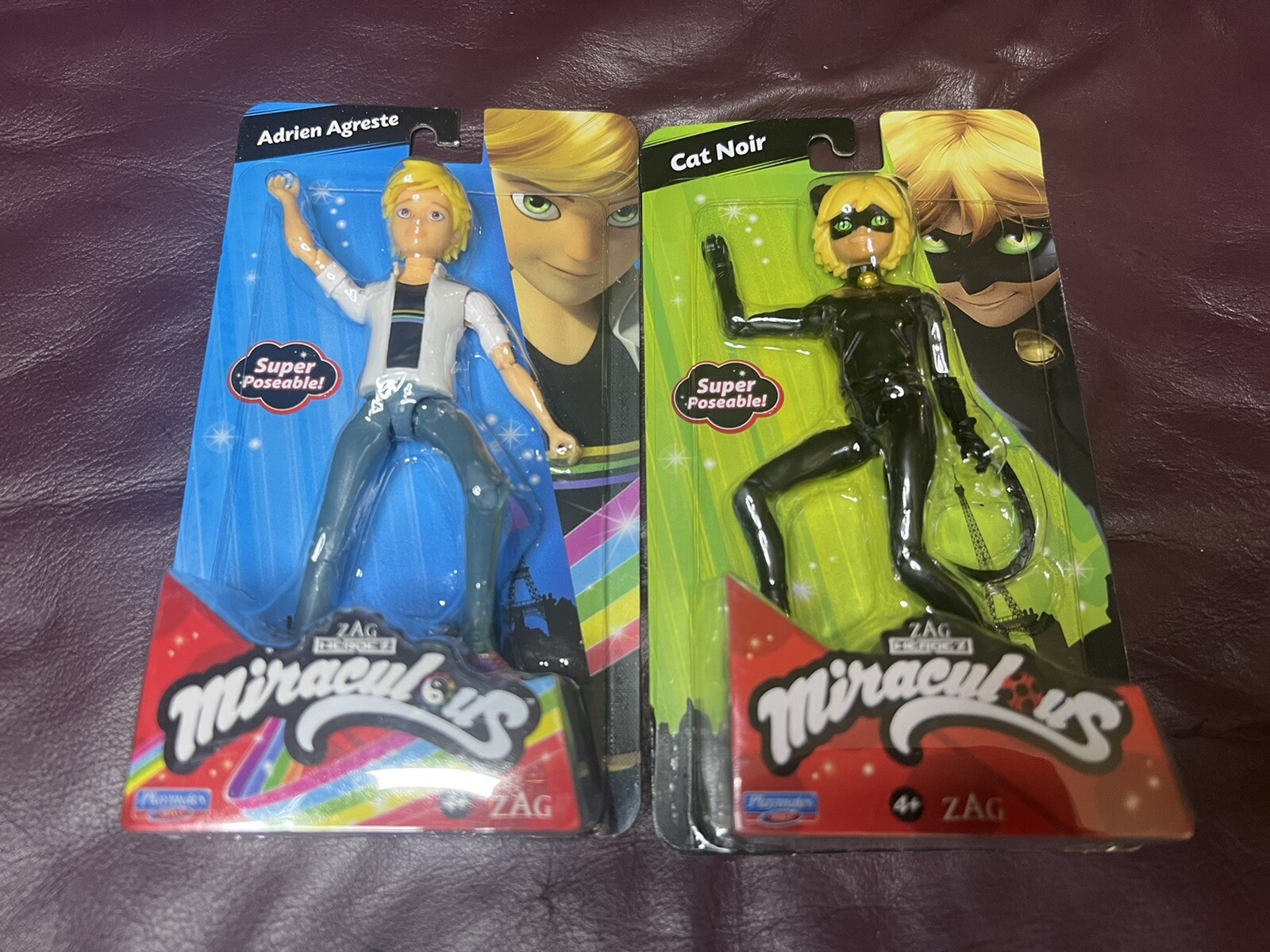 Bandai Adrien Agreste Cat Noir 6 Action Figure Miraculous Ladybug Light up  D5