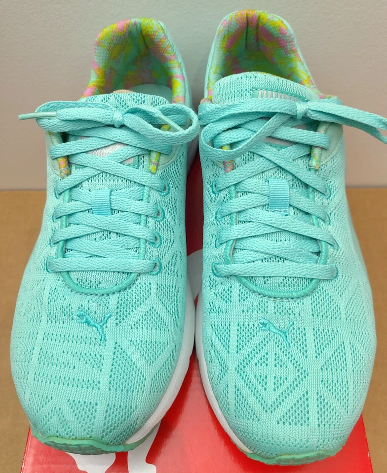 Mujer Puma Narita V2 Talla 9 Aruba Azul/Puma Plata Tenis Zapatos De Colección Foto 3 de 4