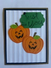 Harvest hello Thanksgiving autumn halloween card kit of 10 made w/ Stampin' Up