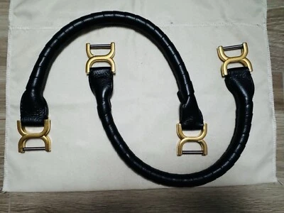 Chloe Marcie Original Griff Handle Schwarz Black Leder Medium - Bild 1 von 4