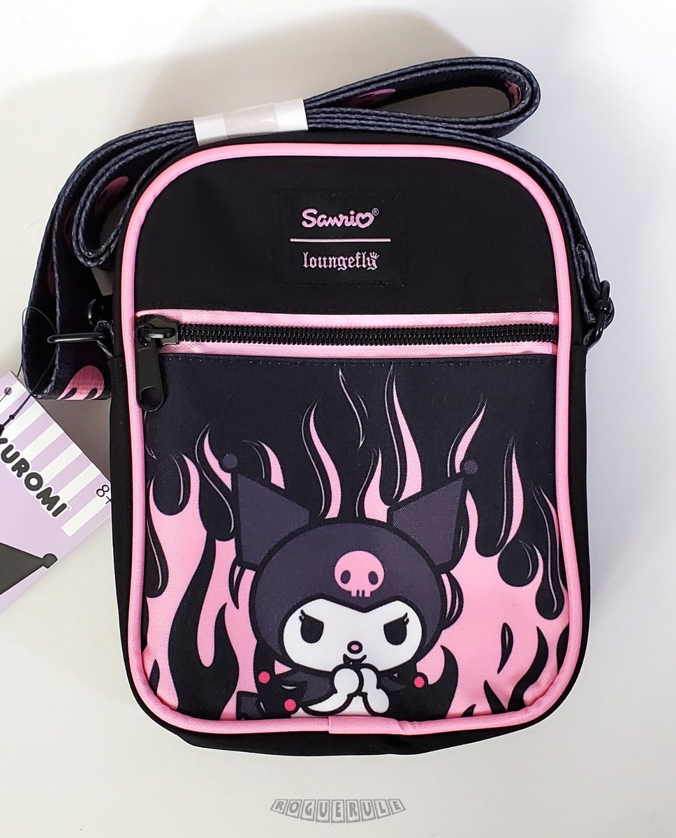 🚦Loungefly Hello Kitty - Kuromi Canvas Crossbody Bag
