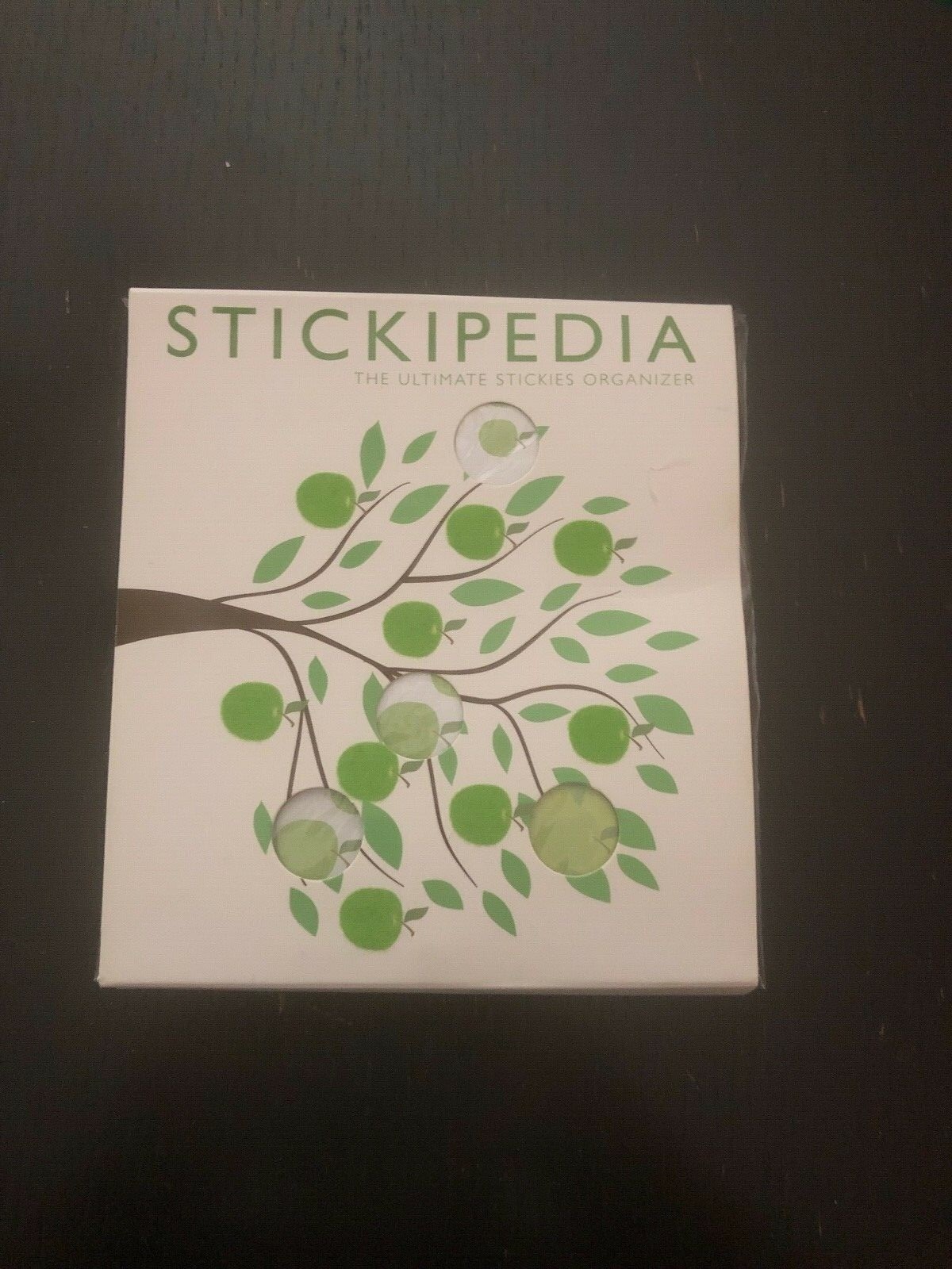 Apple-Themed Life Canvas Stickipedia Sticky Notes Set with Matching Pen - New in Package-image