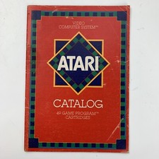 Atari 2600 Booklet Catalog 49 Game Program Cartridges