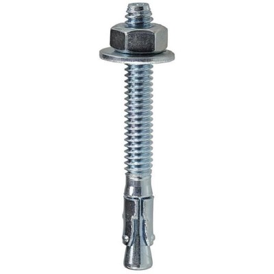 Dottie W14314  1/4 X 3-1/4'' Wedge Anchors Full Thread. Box of 100